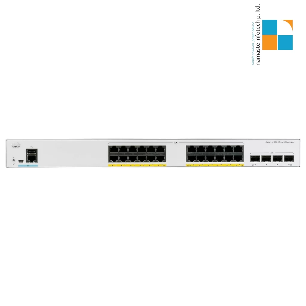 Cisco Catalyst 1000-24T-4G-L Network Switch