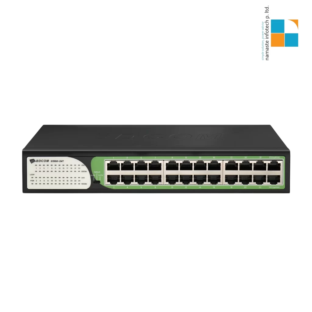 BDCOM S1500-24T 24-Port Managed Gigabit Ethernet Switch