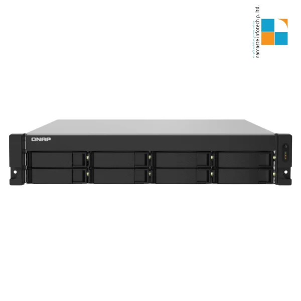 QNAP TS-832PXU-4G-2U 8 bay Rack Mount NAS - Image 2