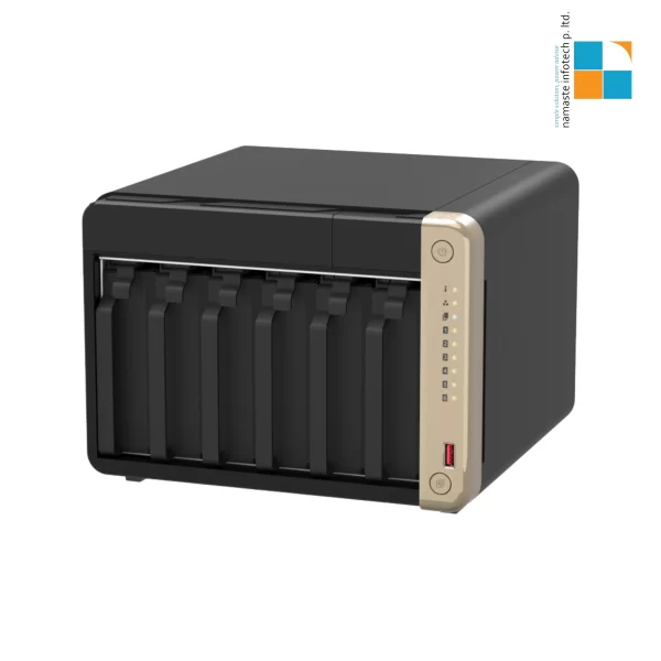 QNAP TS-664-8G 6 bay Table Top NAS - Image 2