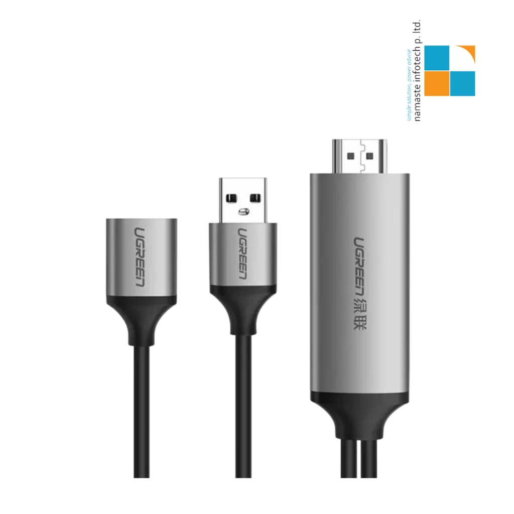 UGREEN USB-A Female to HDMI Male Digital AV Adapter (USB to HDMI Converter – 50291)