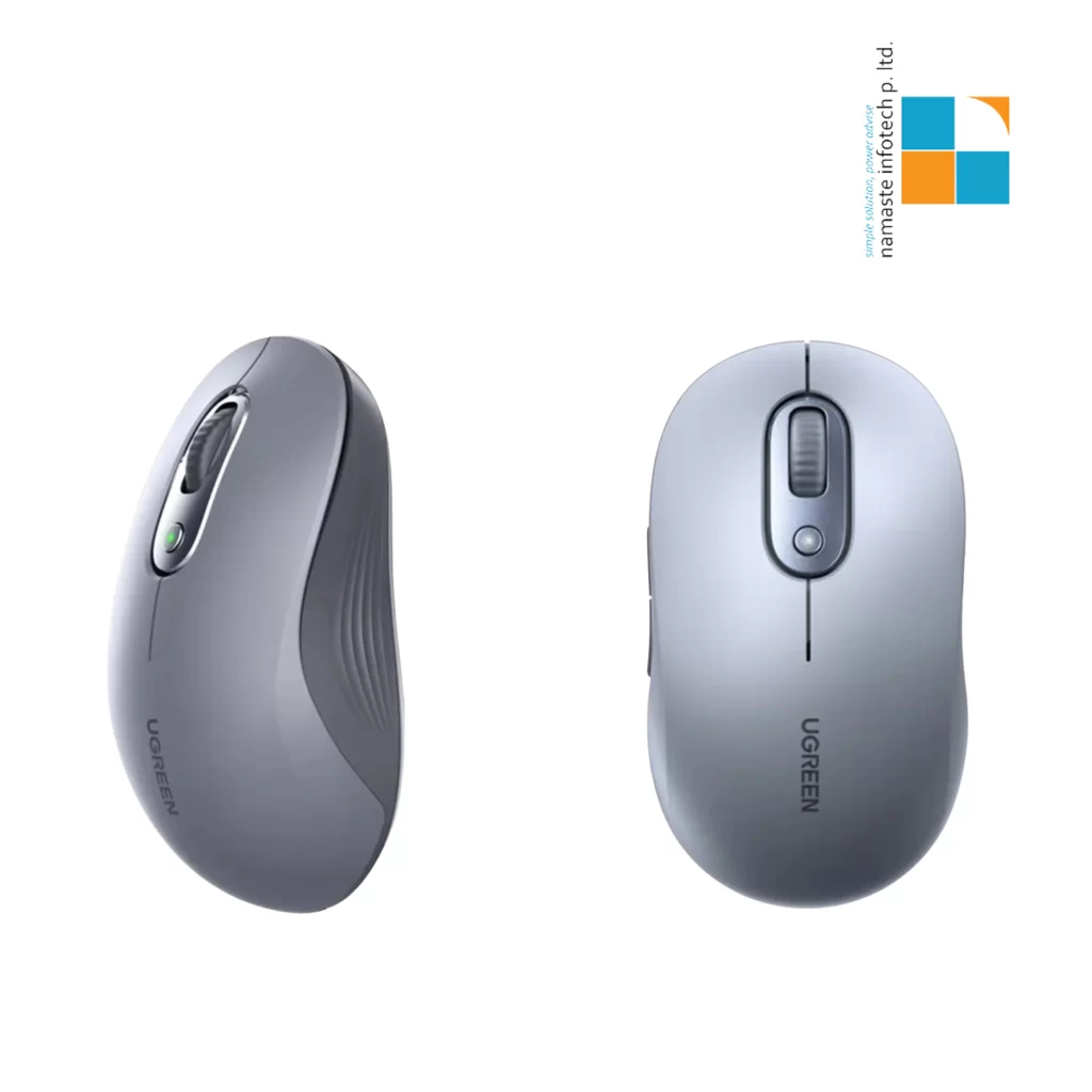 UGREEN Multi-mode Wireless Mouse Gray (2.4GHz & Bluetooth) M556