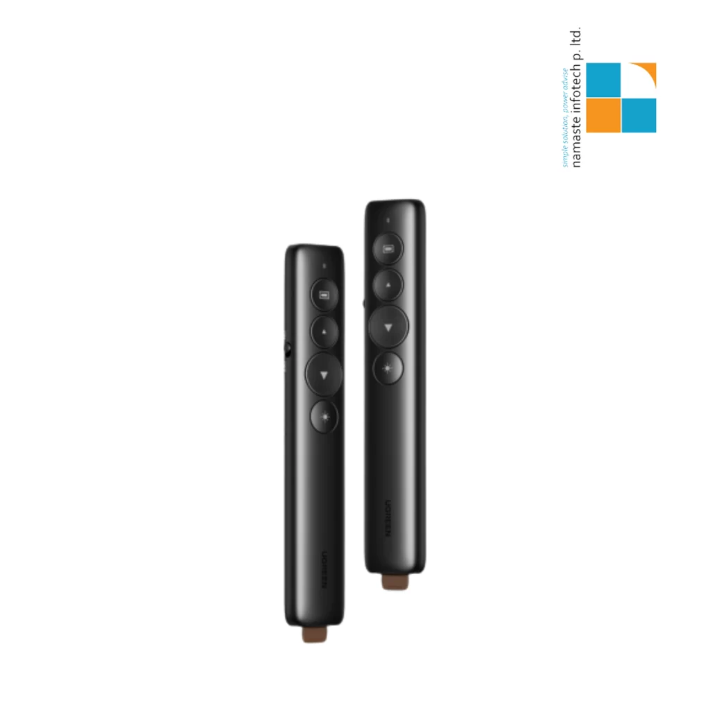 UGREEN LP479 Wireless Presentation Remote with Laser Pointer (2.4GHz USB Presenter)