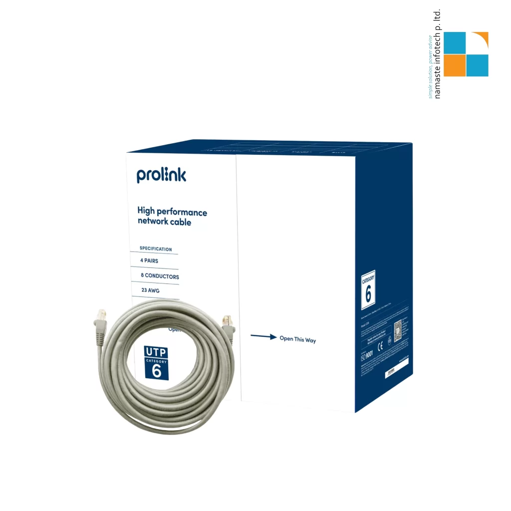 PROLiNK CAT6/23E Essential Series 4-Pair UTP Network Cable 23AWG 250MHz